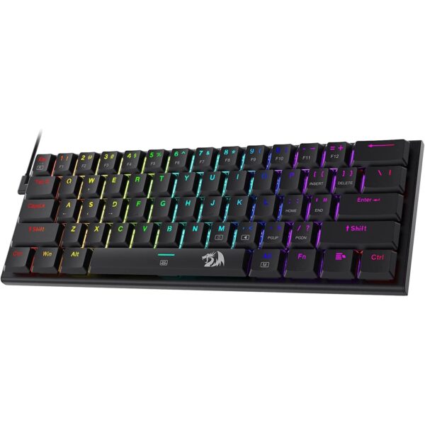Redragon K614 Anivia RGB Mechanical Gaming Keyboard – Low Profile Red Switch (Black)