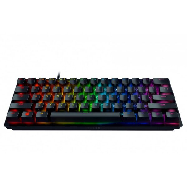 Razer Huntsman Mini Gaming Mechanical Keyboard – Optical Purple Switches Clicky (Black)