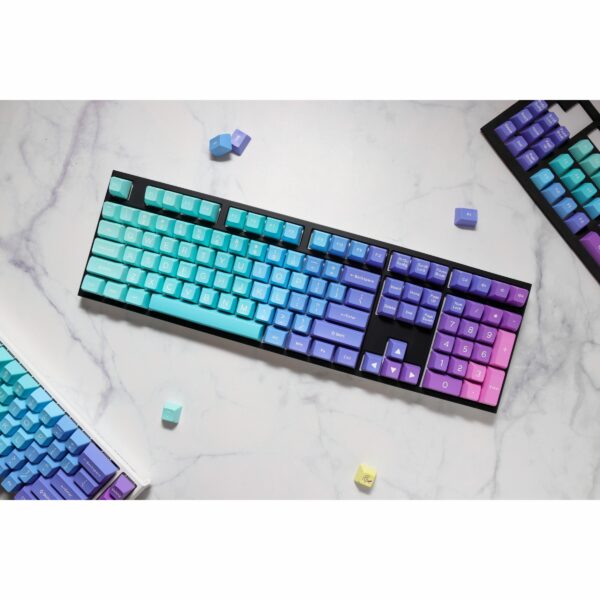 Ducky Azure SA Keycaps 108 ABS Doubleshot Keycap Set (Azure)