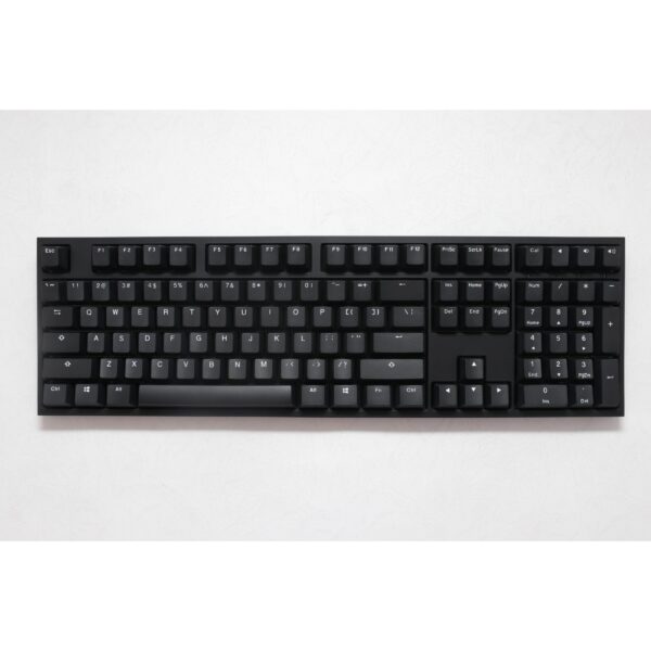 Ducky One Gaming Mechanical Keyboard Non Backlight – Cherry MX Blue Switch (Black)